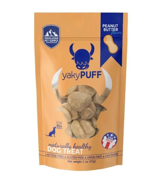 15% OFF: Himalayan Pet Supply yakyPUFF Peanut Butter Flavor Dog Treats