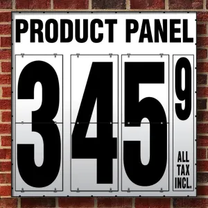 40" Flip Numbers- Single-Product, Wall or Pole Mount