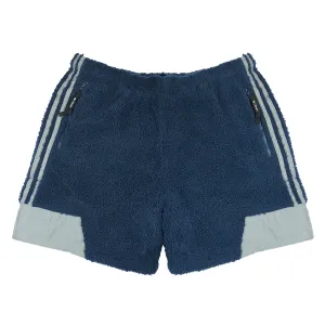 ADIDAS X BLONDEY SHERPA SHORT MINERAL BLUE