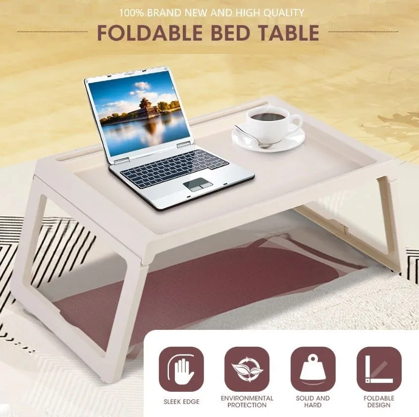 Anti-Slip Folding Laptop Bed Desk, Easy to Clean, 1 kg