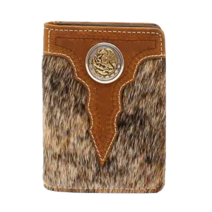 ARIAT Calf Hair & Leather Bi-Fold Wallet