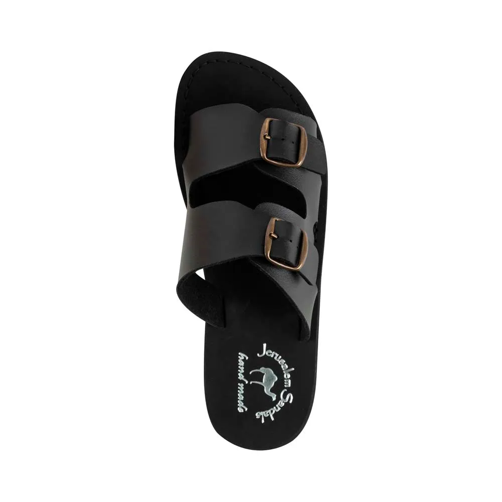 Barnabas Vegan - Leather Alternative Sandal | Black