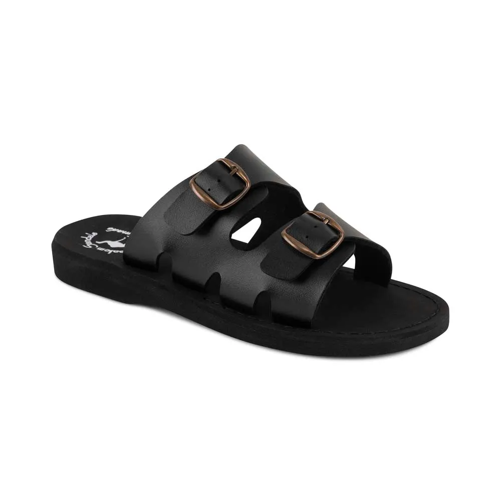 Barnabas Vegan - Leather Alternative Sandal | Black