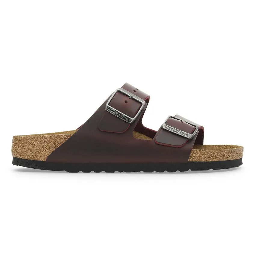 Birkenstock Arizona Waxy Leather Narrow - Zinfandel 1028011