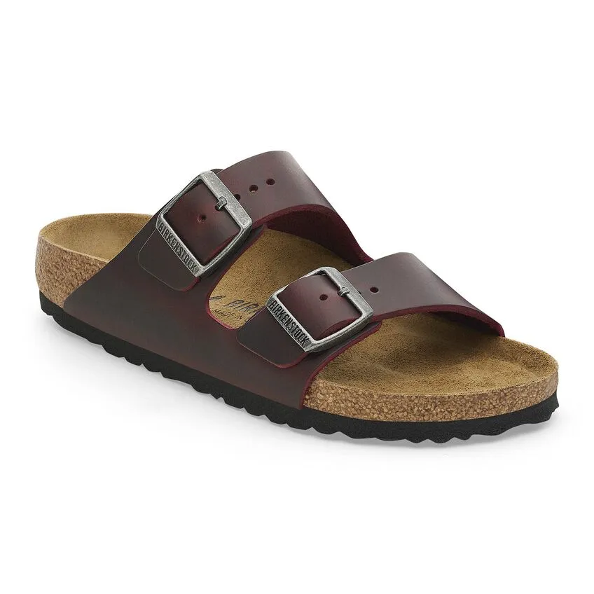 Birkenstock Arizona Waxy Leather Narrow - Zinfandel 1028011