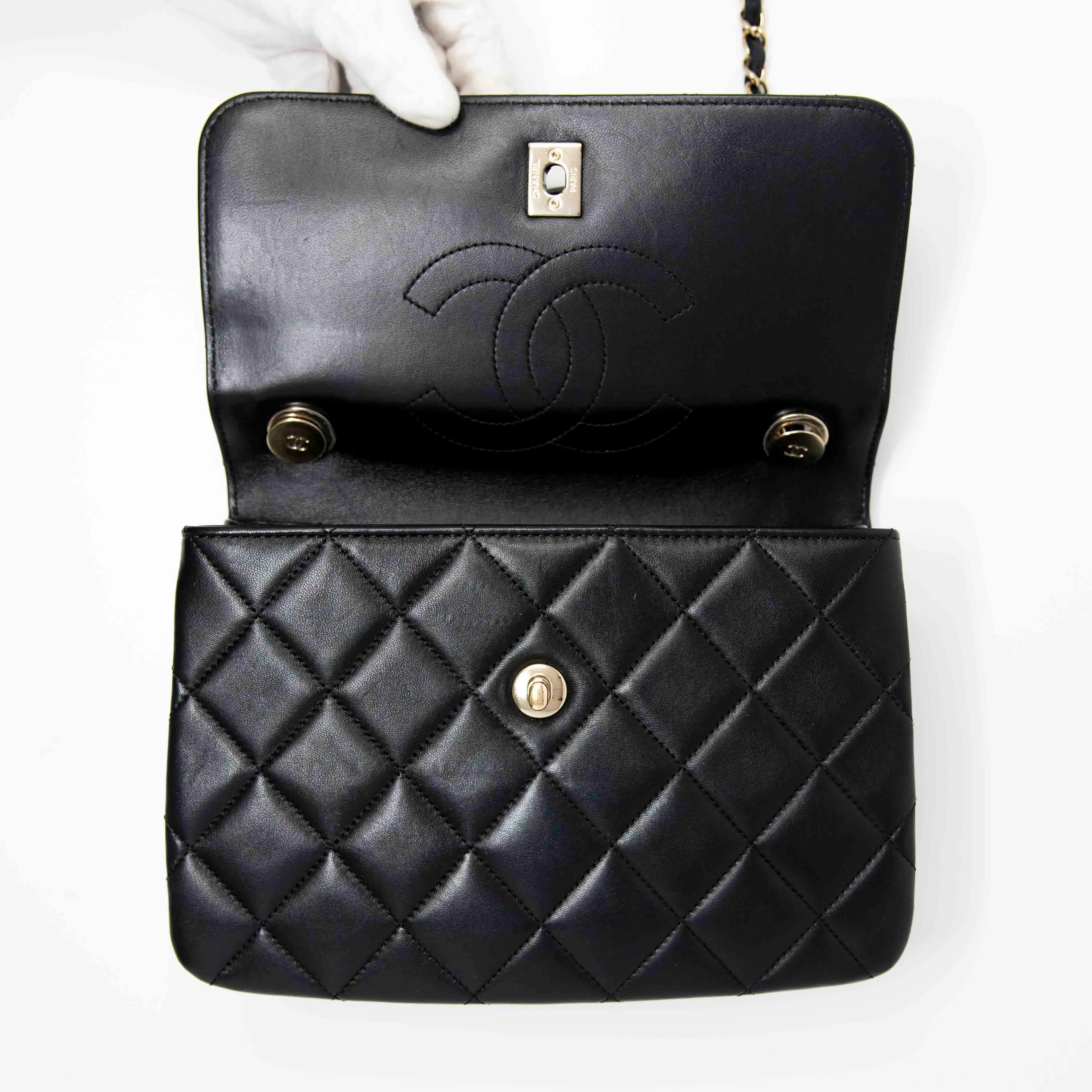 Chanel Black Medium Trendy Flap