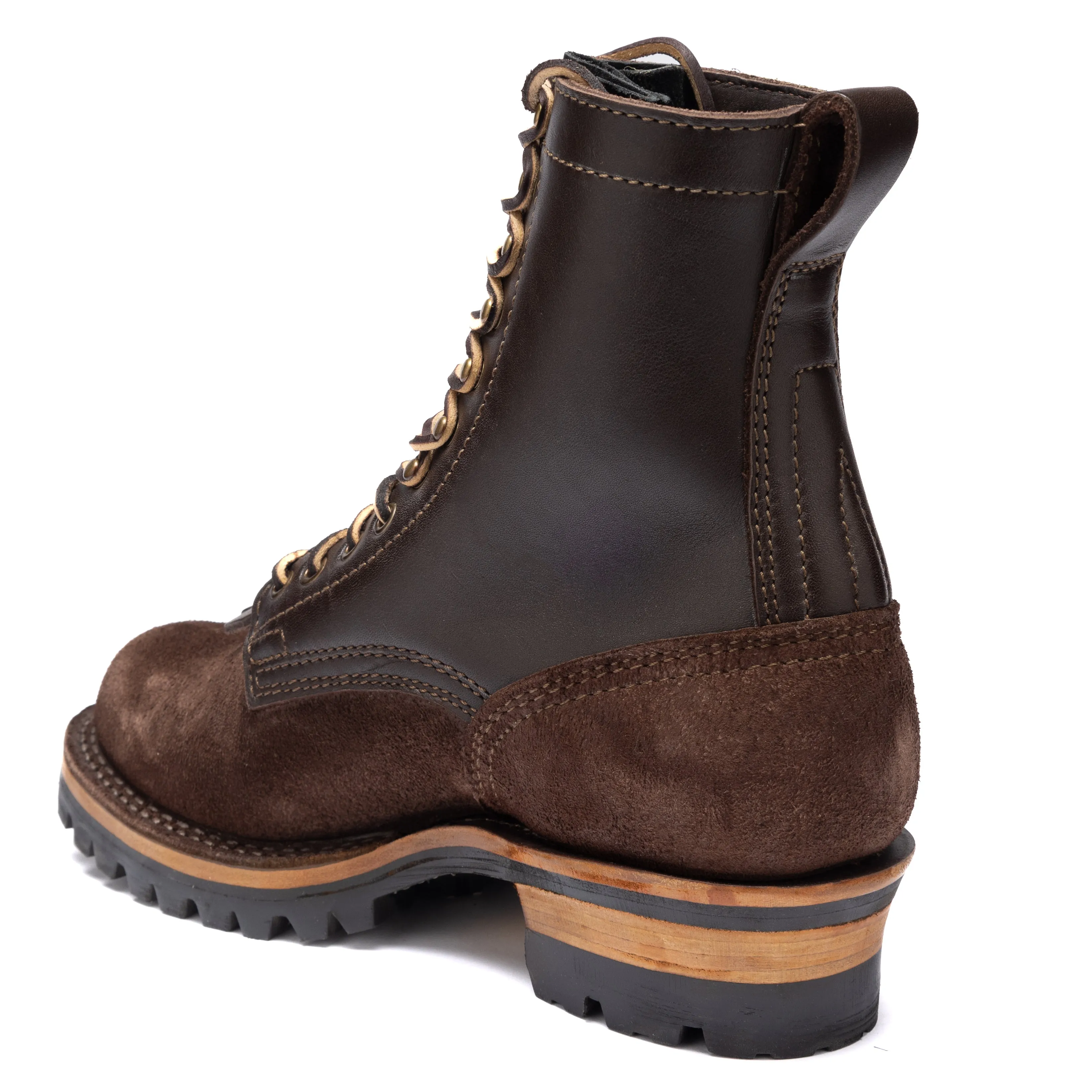 Drew's 8-Inch Logger - Brown Combo