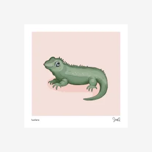 Kuwi Print - Tuatara