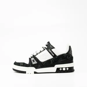 Louis Vuitton Black Monogram Trainer Sneakers