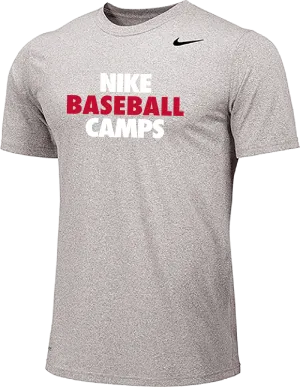 Nike Baseball Camps Short Sleeve Dri-Fit Tee - Carbon Heather