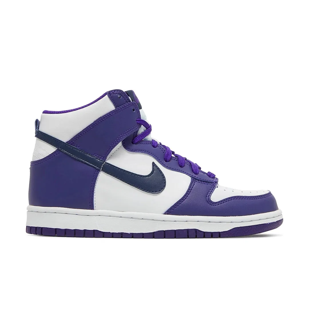 Nike Dunk High Electro Purple Midnight Navy (GS)