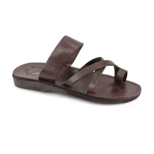 The Good Shepherd - Leather Toe Loop Sandal | Brown